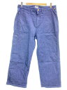 【中古】Timberland◆ストレートパンツ/34/デニム/NVY【メンズウェア】