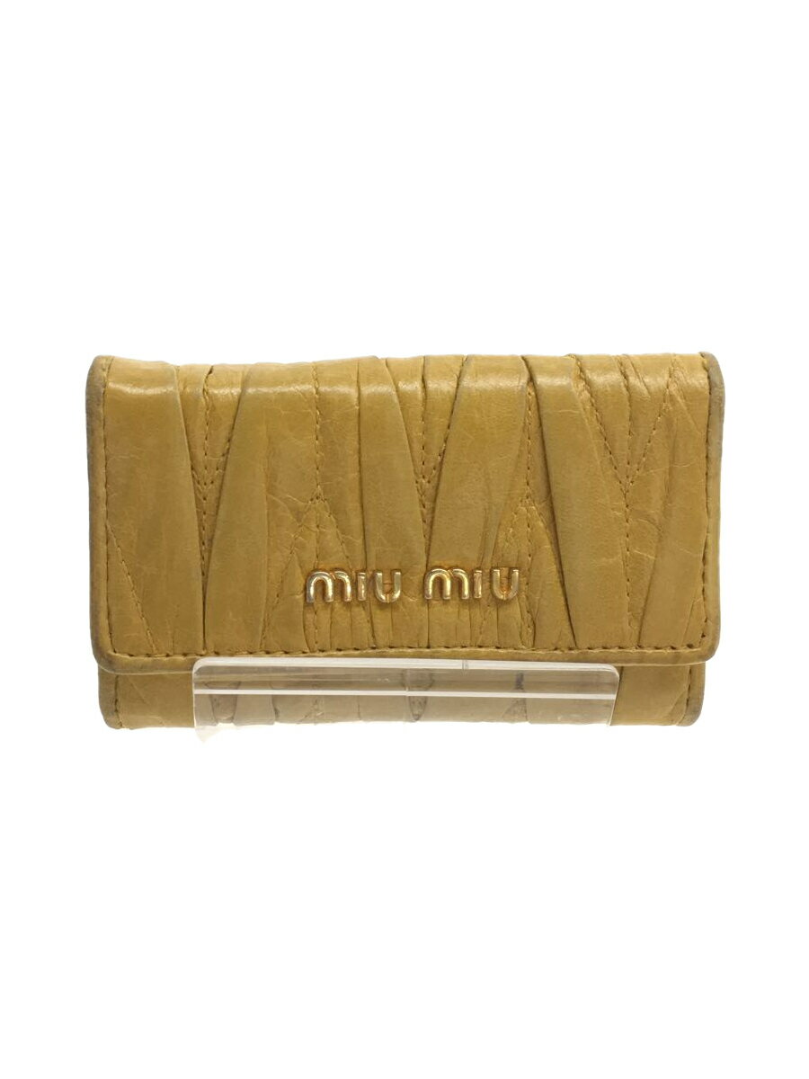 【中古】MIU MIU◆キーケース/レザー/