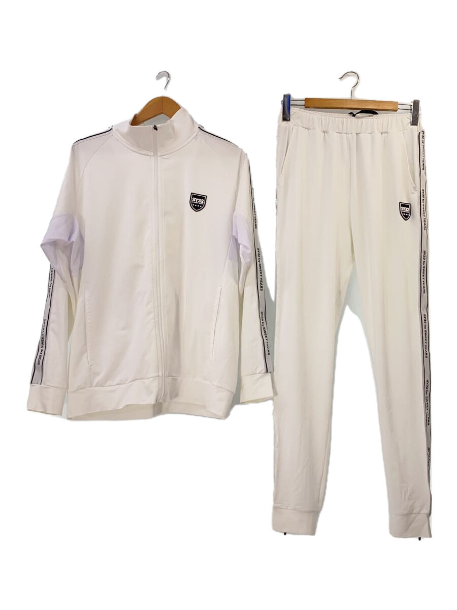 【中古】SY32 by SWEET YEARS◆セットアップ/XL/ポリエステル/WHT/13001/13002【メンズウェア】