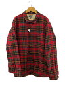 【中古】L.L.Bean◆ジャケット/XXL/コットン/RED/チェック/510964【メンズウェア】