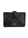 【中古】COACH◆2つ折り財布/レザー/BRW/総柄/レディース【服飾雑貨他】(4)