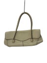 【中古】TOD’S◆ハンドバッグ/レザー/IVO/無地【バッグ】