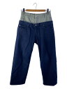 【中古】soduk◆24SS/easy layered denim trousers/ボトム/S/デニム/0424010801【レディースウェア】
