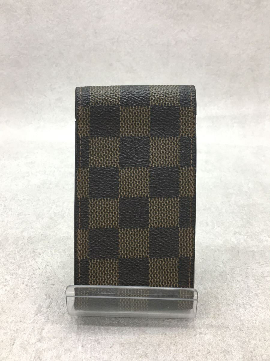 【中古】LOUIS VUITTON◆エテュイ・シガレット_ダミエ・エベヌ_BRW/--/BRW【服飾雑貨他】 2