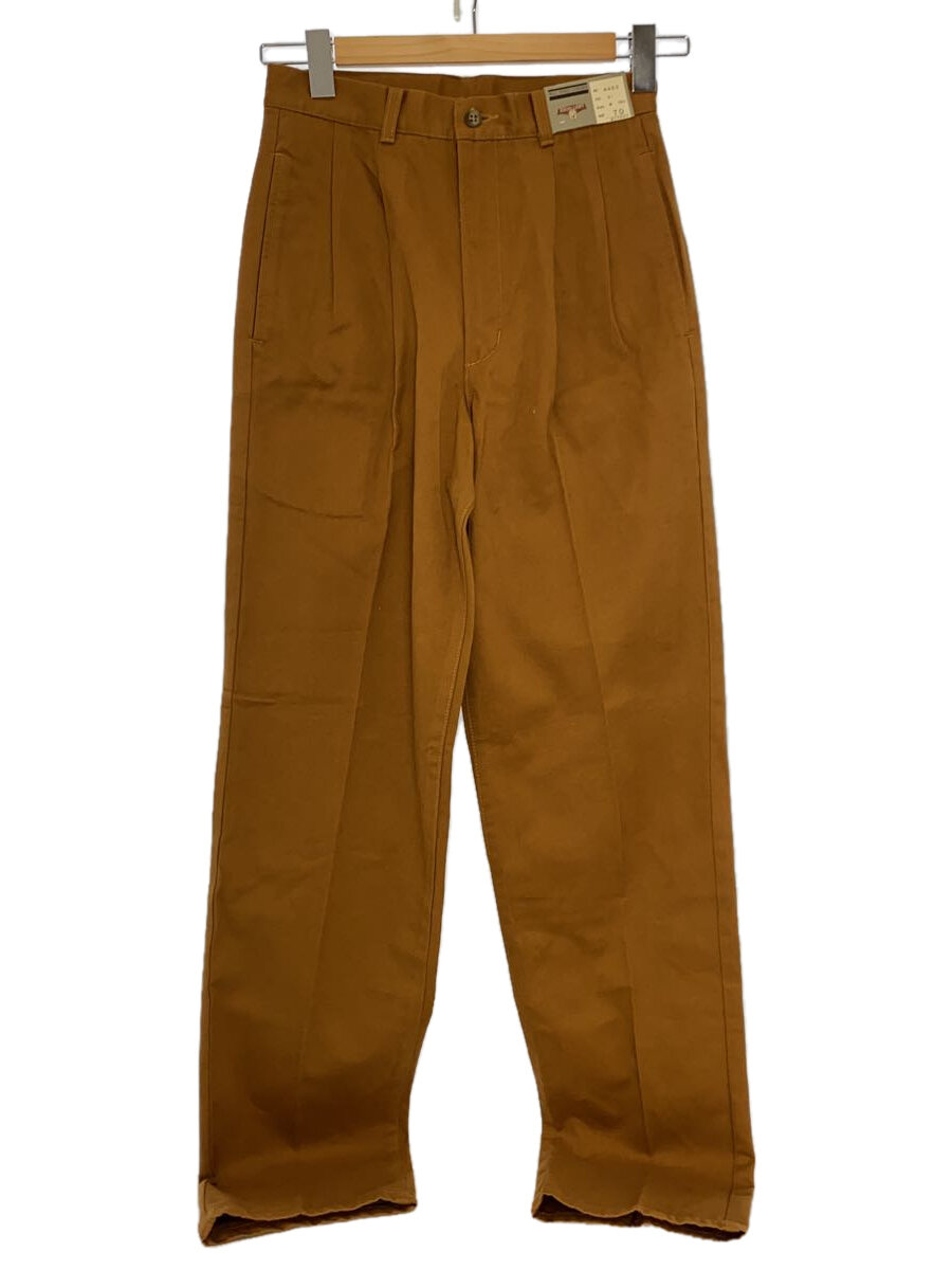 【中古】BLUE WAY◆WALL STREET UNIFORM/2タックパンツ/4450/ブラウン【メンズウェア】