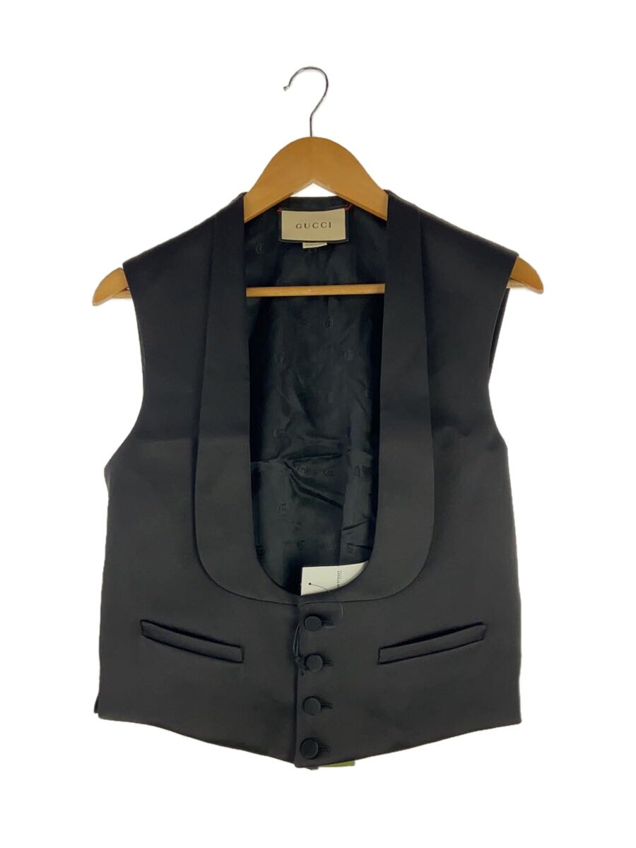 【ブランド】GUCCI 【ブランドカナ】グッチ 【型番】 【程度】A 【サイズ】46 【メインカラー】ブラック 【素材・生地】ポリエステル 【キーワード】　　 2025/06/28 セカンドストリート熊谷籠原店【4803】【中古】GUCCI◆ベスト/46/ポリエステル ブランド GUCCI 型番 カラー ブラック 柄 素材・生地 ポリエステル>色・素材について サイズ 46>サイズ表示について 実寸（cm） 【ベスト】 身幅：48 / 着丈：54 【その他】 その他サイズ：/ 商品は　セカンドストリート熊谷籠原店の店頭にて販売しております。商品に関するお問合わせは、お電話(TEL:048-579-5667)にて、問合わせ番号：2348030043252をお伝えください。 配送方法やお支払い方法に関するお問い合わせは、サポートセンターまでご連絡をお願いします。 ※お電話の対応は営業時間内のみとなります。お問い合わせフォームでお問い合わせの際はご注文番号をご記入下さい