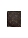 【中古】LOUIS VUITTON◆ポルト・ビエ・カルト・ブルー_モノグラム・キャンバス_BRW/PVC/ブラウン/モノグラム/レディース【服飾雑貨他】(4)
