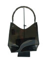 【中古】GUCCI PLUS◆ミニボストンバッグ/PVC/KHK/総柄//【バッグ】