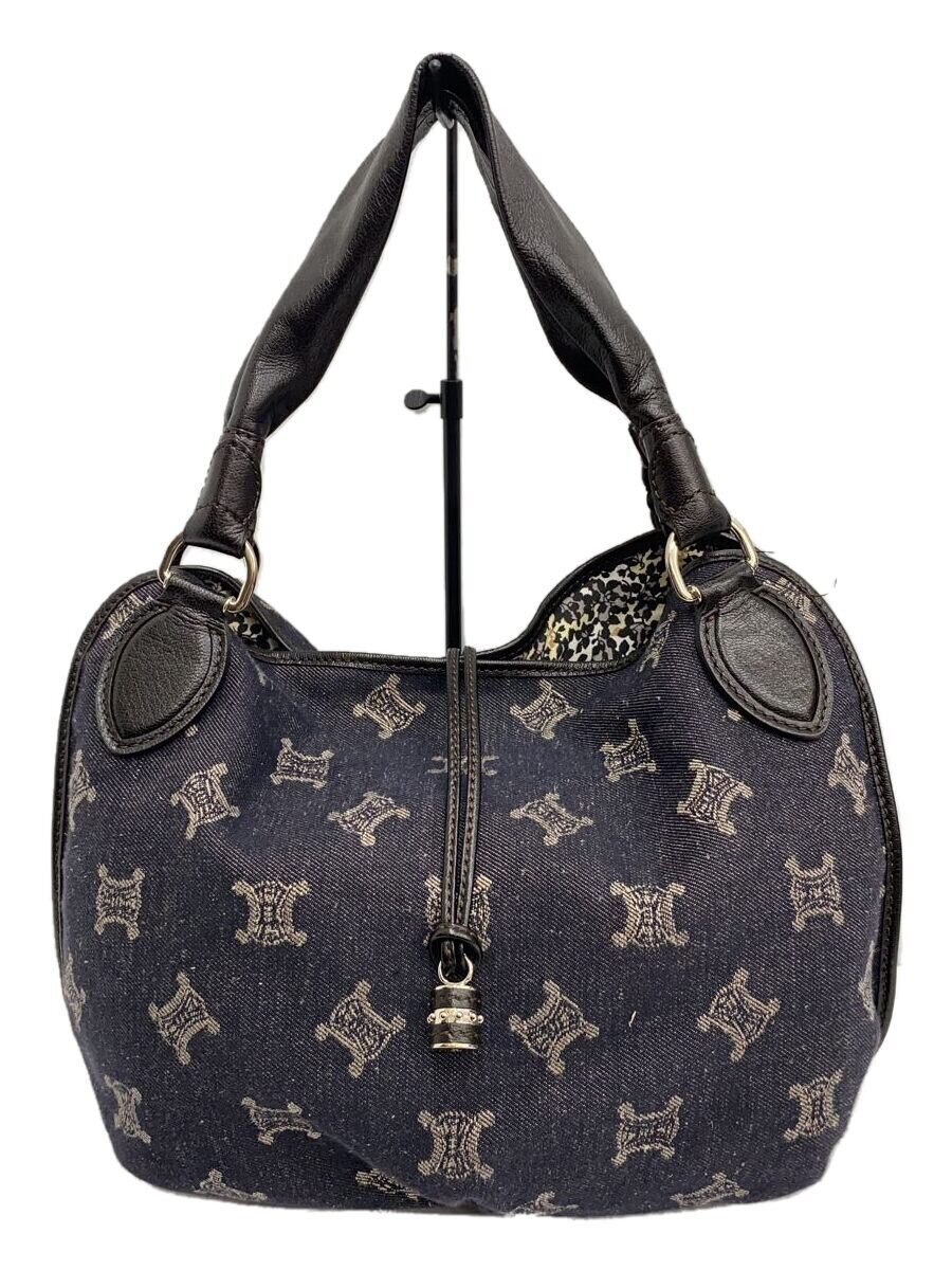 CELINE - 【中古】CELINE◆ハンドバッグ/--/NVY【バッグ】