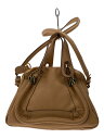 【中古】Chloe◆ショルダーバッグ/レザー/BEG/パラティ/2way【バッグ】
