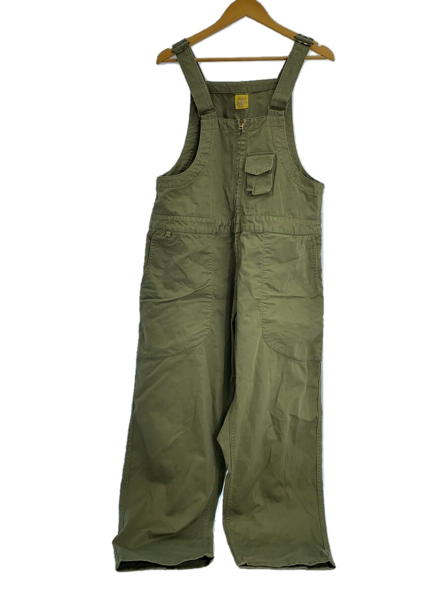 【中古】THE BLUEST OVERALLS◆SERVICE OVER ALL/M/コットン/KHK/tbo00017【メンズウェア】