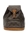 【中古】LOUIS VUITTON◆モンスリMM_モノグラム・キャンバス_BRW/PVC/BRW【バッグ】