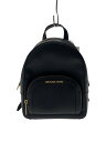 【中古】MICHAEL KORS◆JAYCEE/ジップポケットバックパックエクストラスモール/リュック/レザー/BLK/35T2G8TB1L【バッグ】(4)