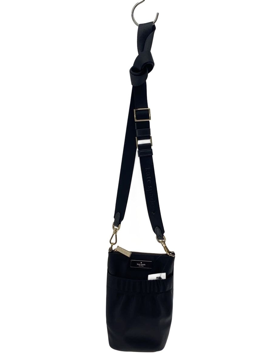 KATE SPADE - 【中古】kate spade new york◆ショルダーバッグ/ナイロン/BLK【バッグ】