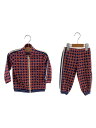 【中古】GUCCI◆セットアップ/US12-18m/ポリエステル/NVY/総柄【キッズ】