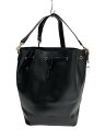 【中古】RANDEBOO◆リュック/レザー/BLK/無地【バッグ】