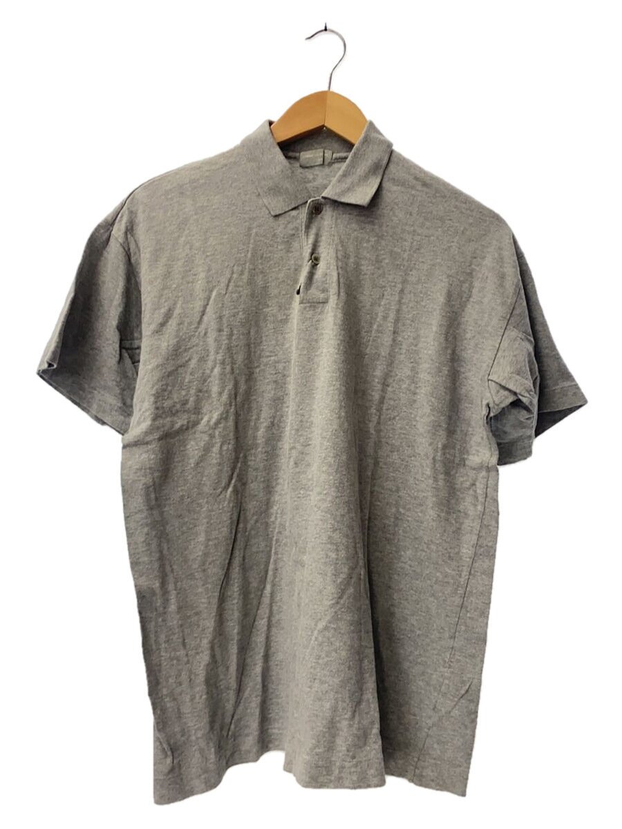 【中古】COMME des GARCONS HOMME◆田中オム/AD1992/ポロシャツ/コットン/GRY/HT-020030【メンズウェア】