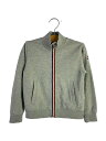 【中古】MONCLER◆ジャージ/120cm/コットン/GRY/無地【キッズ】