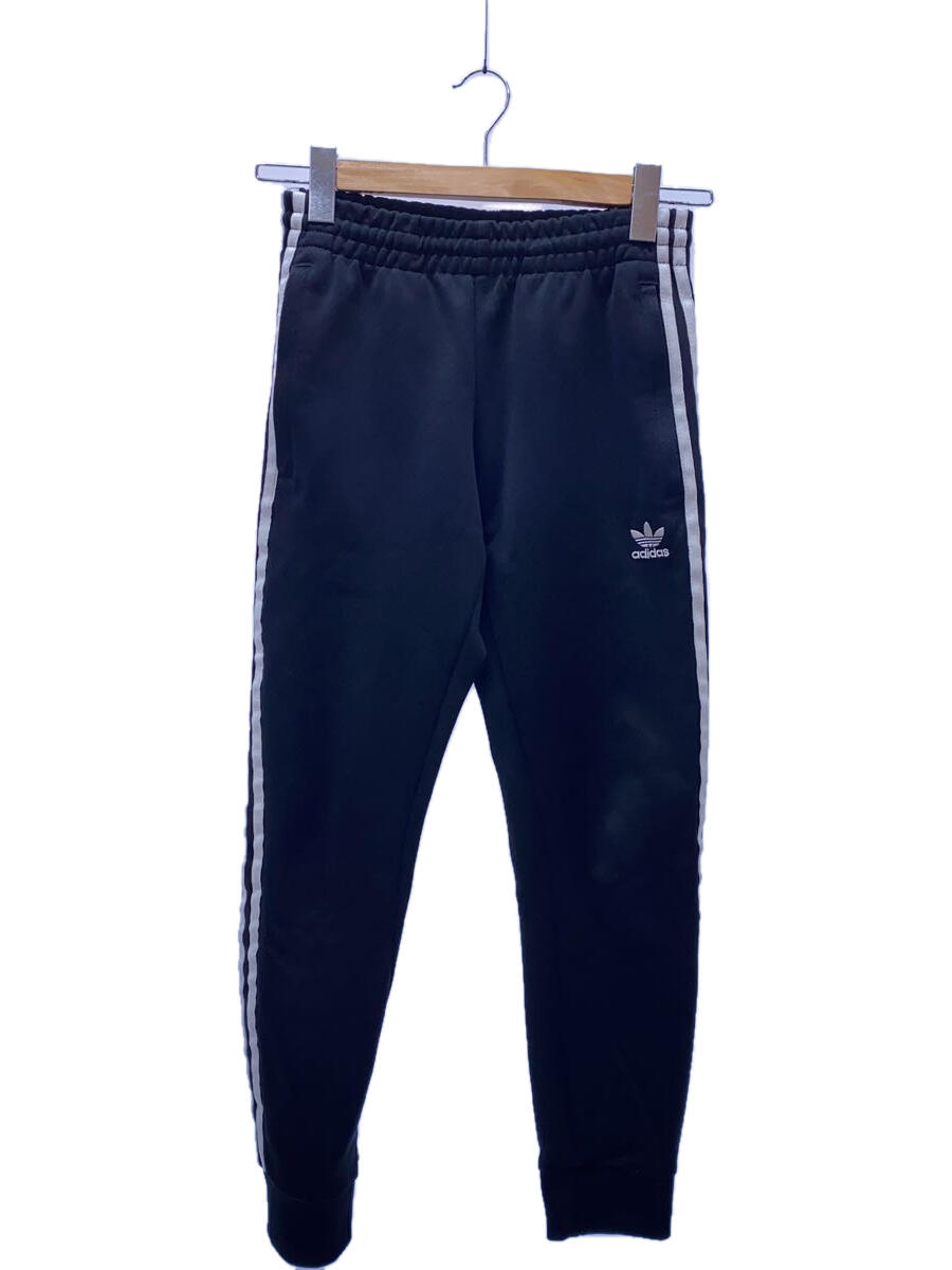 【中古】adidas◆SST TRACK PANTS/ボトム/XS/ポリエステル/BLK/CW1275【レディースウェア】