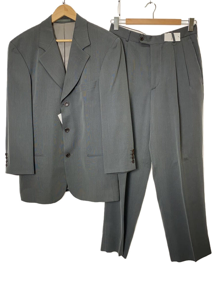 【中古】HUGO BOSS◆セットアップ/--/ウール/GRN/無地【メンズウェア】