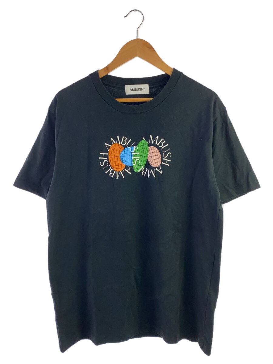 【中古】AMBUSH◆Tシャツ/XL/コットン/BLK/12113824【メンズウェア】