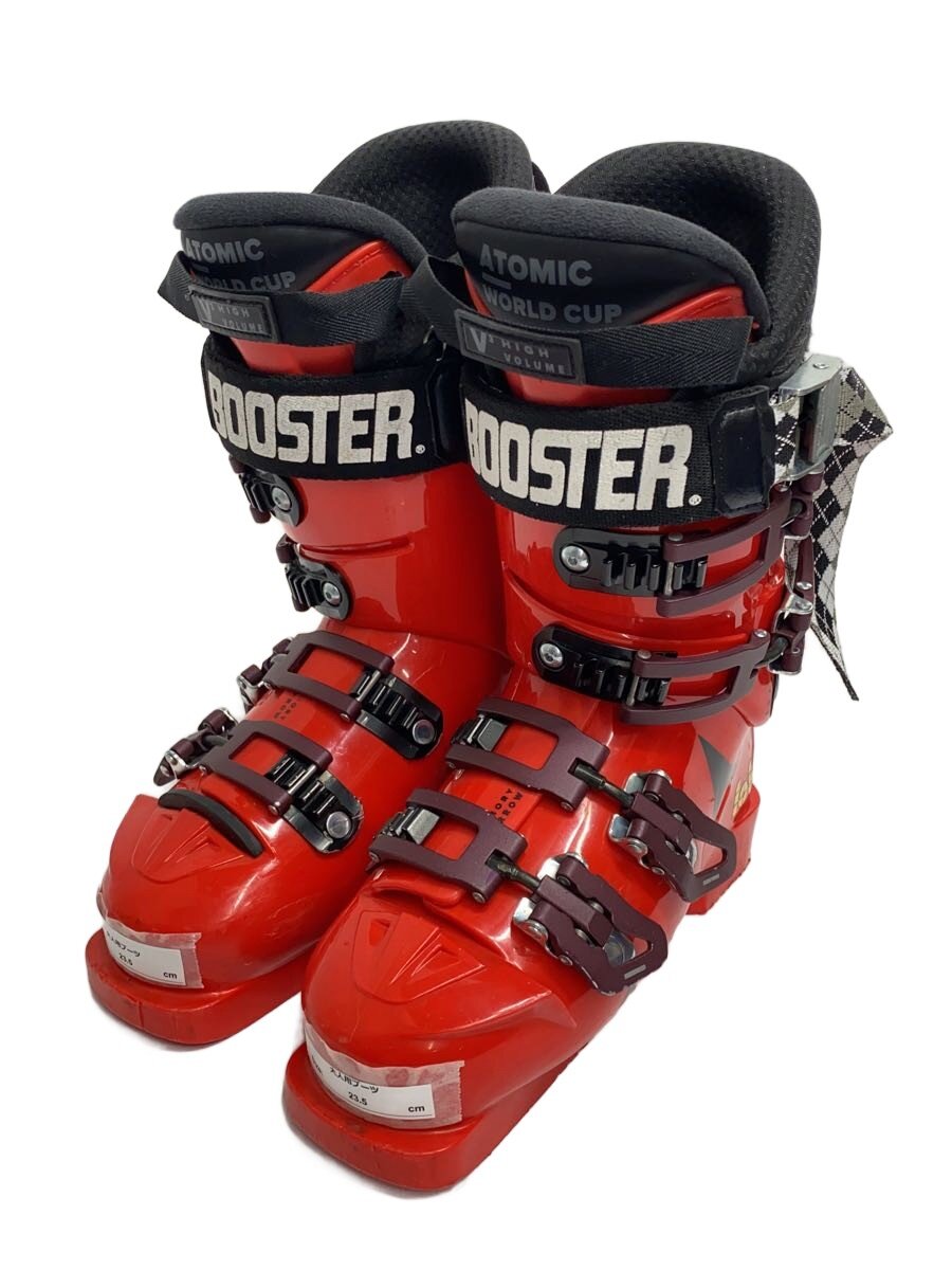 【中古】ATOMIC◆スキーブーツ/23.5cm/RED/アダルト【スポーツ】