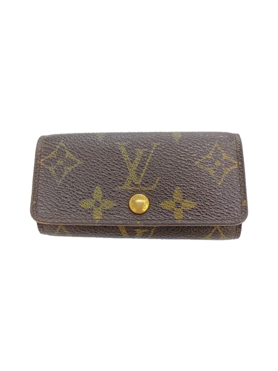 【ブランド】LOUIS VUITTON 【ブランドカナ】ルイヴィトン 【型番】M69517 【程度】C 【サイズ】 【メインカラー】ブラウン 【素材・生地】その他 【キーワード】　　 2025/08/01 セカンドストリート筑紫野インター店【4030】【中古】LOUIS VUITTON◆ミュルティクレ4_モノグラム・キャンバス/--/BRW ブランド LOUIS VUITTON 型番 M69517 カラー ブラウン 柄 総柄 素材・生地 その他>色・素材について サイズ >サイズ表示について 実寸（cm） 【ウォレット】 縦：5 / 横：10 / 厚み：2.5 【その他】 その他サイズ：/ 商品は　セカンドストリート筑紫野インター店の店頭にて販売しております。商品に関するお問合わせは、お電話(TEL:092-918-6700)にて、問合わせ番号：2340303643374をお伝えください。 配送方法やお支払い方法に関するお問い合わせは、サポートセンターまでご連絡をお願いします。 ※お電話の対応は営業時間内のみとなります。お問い合わせフォームでお問い合わせの際はご注文番号をご記入下さい この商品に関する出品店舗からのコメント 使用によるダメージ等があるお品物です。※お品物には写真では確認しづらいダメージや汚れがある場合がございます。気になる点がございましたら販売店舗までお問い合わせくださいませ。