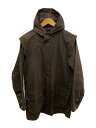 【中古】Barbour◆ジャケット/36/コットン/ブラウン/classic durhum/ワックスコットン//【メンズウェア】