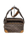 【中古】LOUIS VUITTON◆ナイル_モノグラム・キャンバス_BRW/PVC/BRW【バッグ】