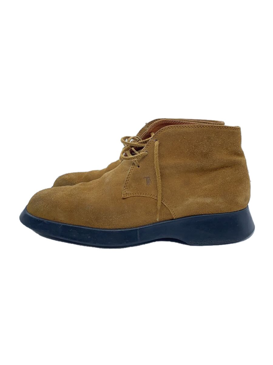 【中古】TOD’S◆チャッカブーツ/US6.5/BRW/スウェード【シューズ】