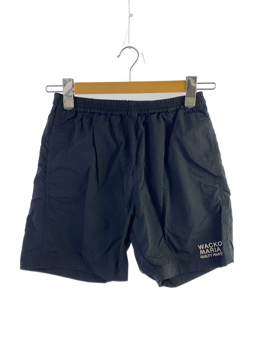 【中古】WACKO MARIA◆ショートパンツ/S/ナイロン/BLK【メンズウェア】