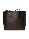 【中古】COACH◆トートバッグ/PVC/BRW/総柄【バッグ】