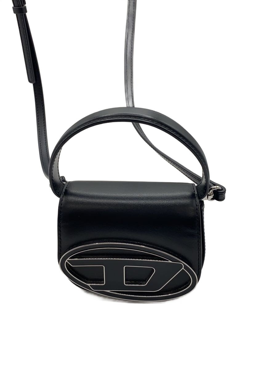 【中古】DIESEL◆ショルダーバッグ/レザー/BLK/無地/X08709 PR818【バッグ】