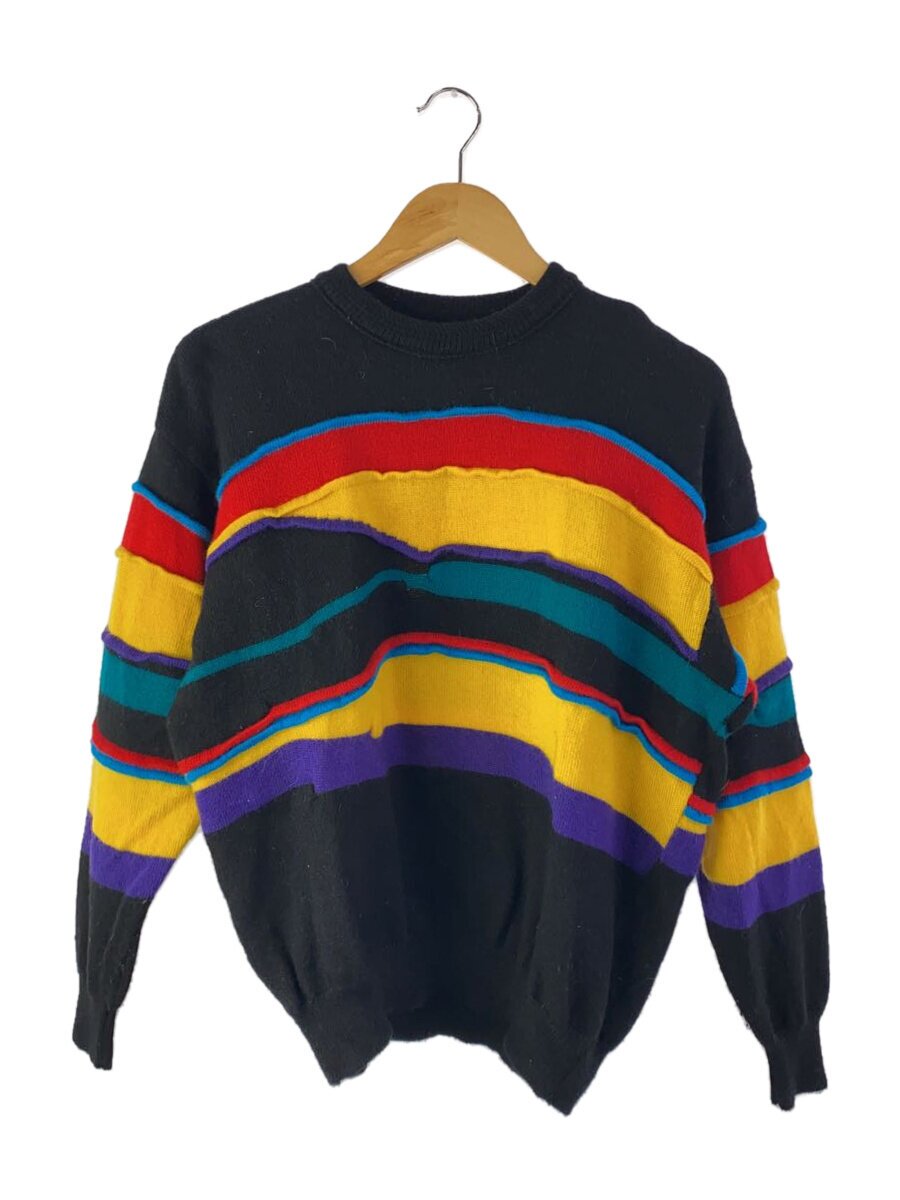 【中古】COOGI◆セーター(厚手)/S/ウール/BLK//【メンズウェア】