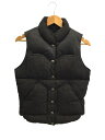 【中古】Rocky Mountain Featherbed◆Christy Vest/DENIM/ダウンベスト/7/コットン/ブラック/450-502-06【レディースウェア】