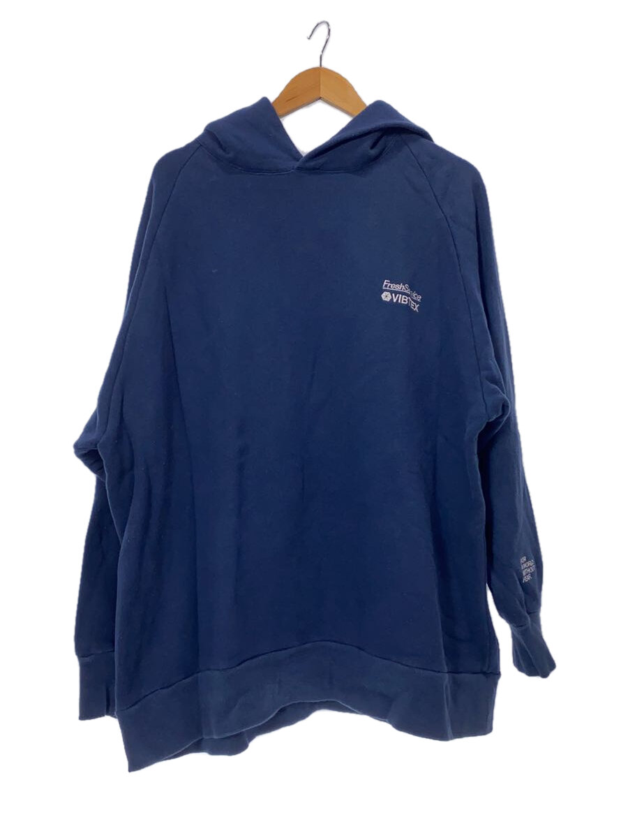 【中古】FreshService◆パーカー/M/コットン/NVY【メンズウェア】