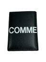 【中古】COMME des GARCONS◆2つ折り財布/レザー/BLK/無地/メンズ【服飾雑貨他】(4)