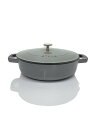 【中古】Staub◆鍋/サイズ:16cm/GRY/40501-002【キッチン用品】