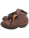 【中古】WHITE’S BOOTS◆ブーツ/US8.5/BRW/レザー【シューズ】(4)