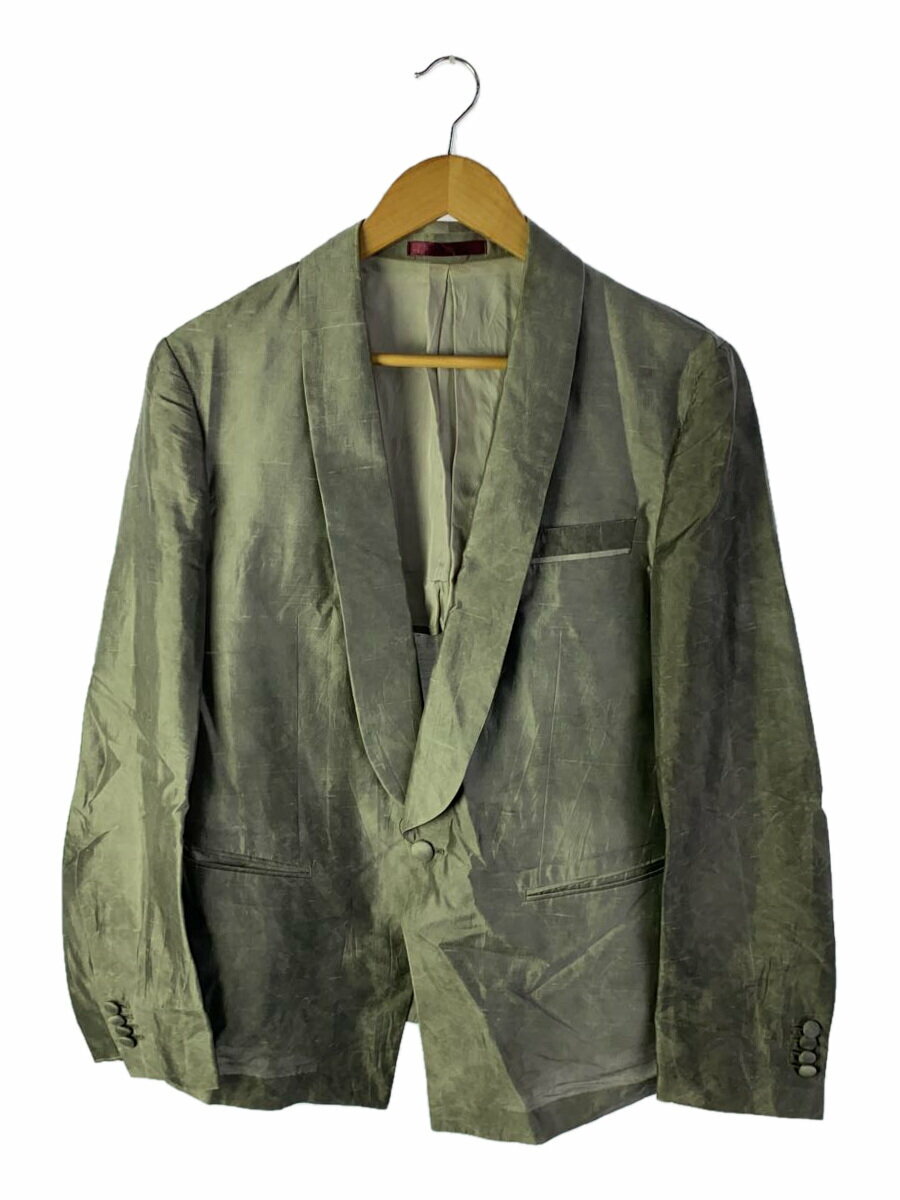 【中古】Paul Smith◆ジャケット/L/シルク/グレー/PM-BM-40637【メンズウェア】