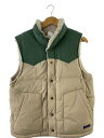 【中古】patagonia◆フリースベスト/M/ポリエステル/BEG/27588【メンズウェア】