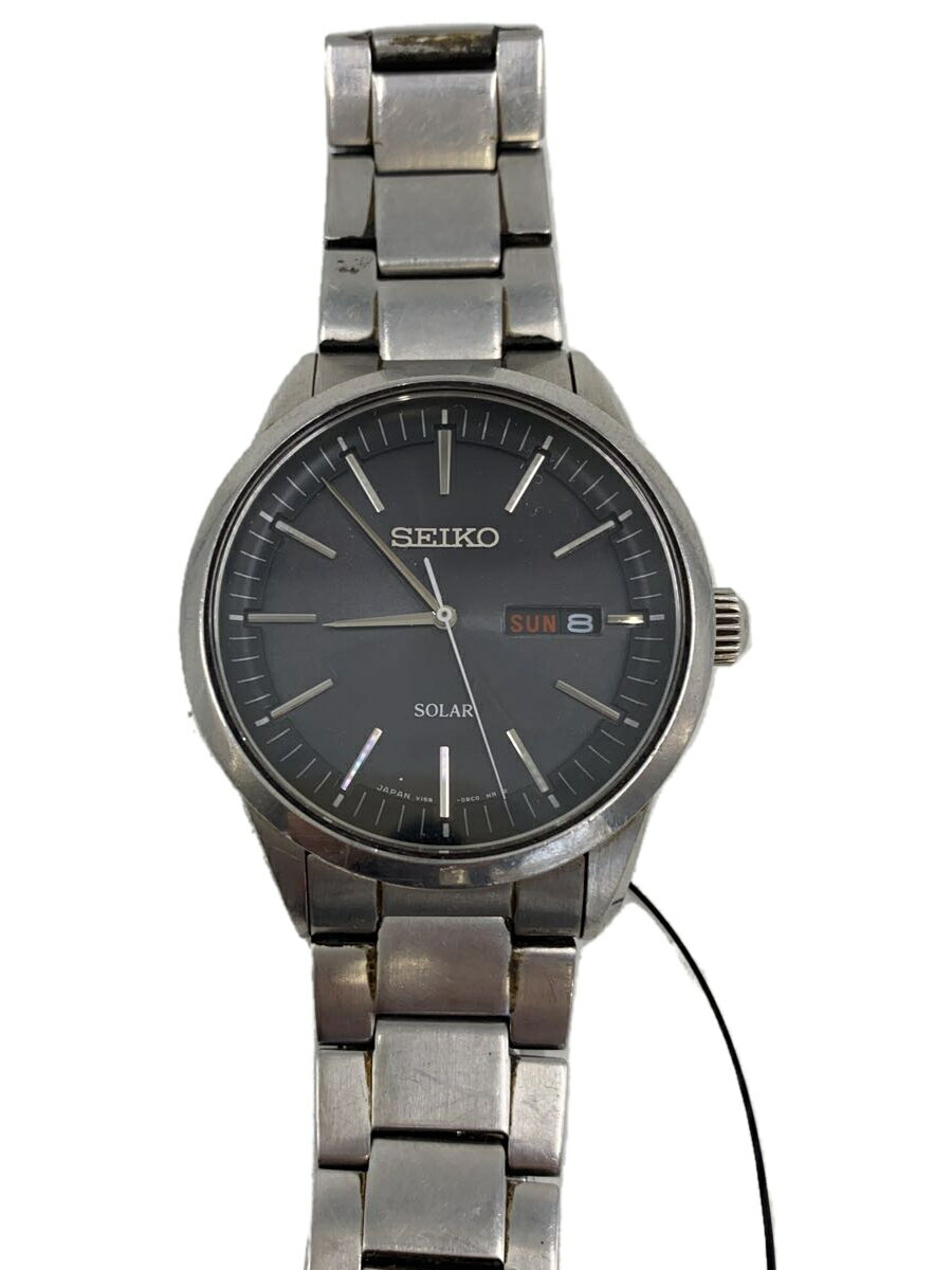 楽天2nd STREET 楽天市場店【中古】SEIKO◆腕時計/アナログ/--/SLV/SLV/V158-0AM0【服飾雑貨他】