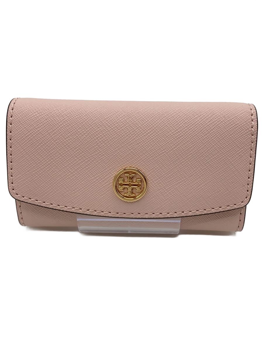 【中古】TORY BURCH◆キーケース/レザー/PNK/無地/レディース/10005657【服飾雑貨他】