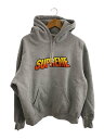 【中古】Supreme◆24SS/gradient hooded sweatshirt/パーカー/M/コットン/GRY/プリント【メンズウェア】
