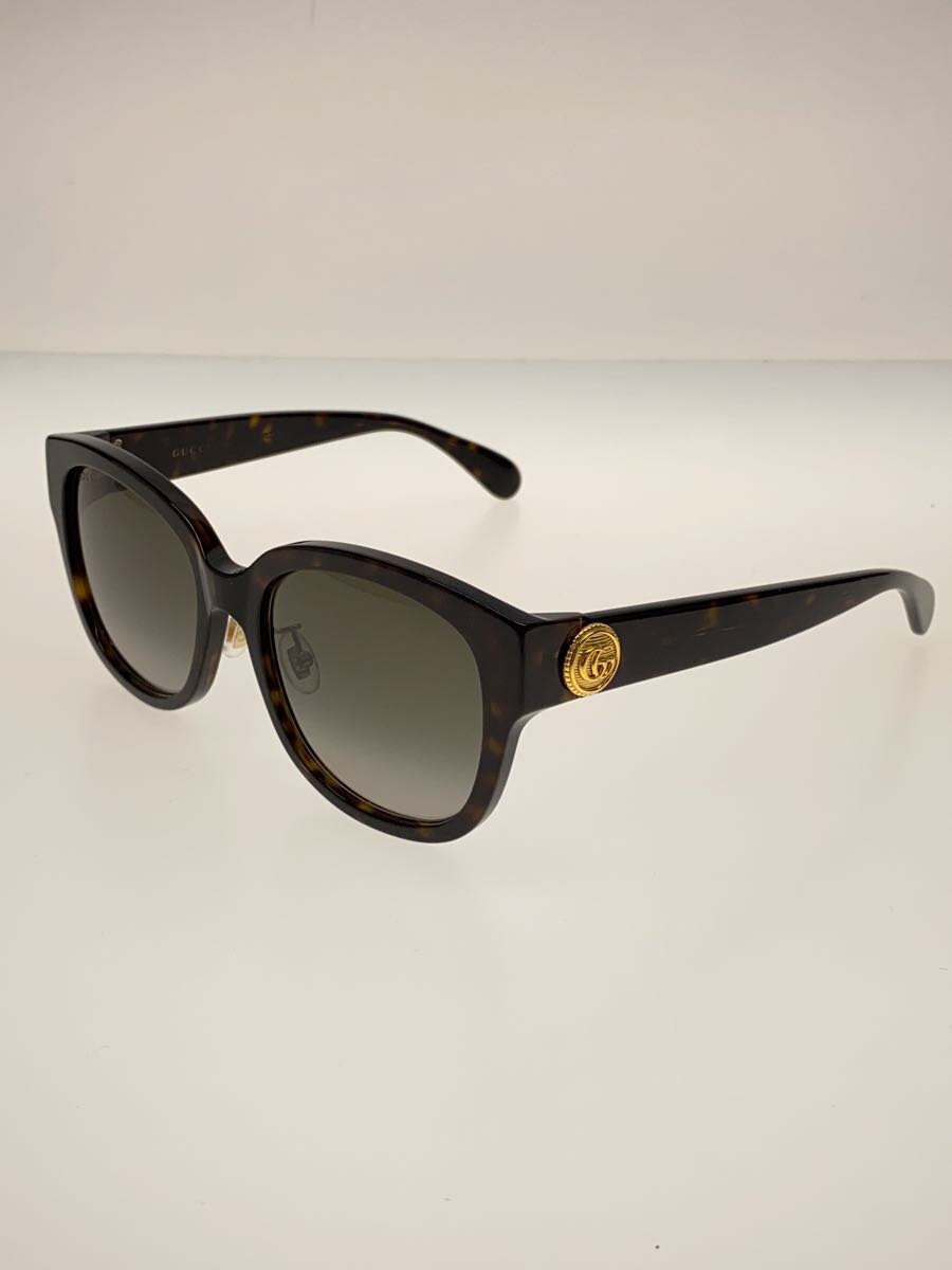 【中古】GUCCI◆サングラス/オーバル/プラスチック/BRW/レディース/GG1409SK【服飾雑貨他】