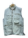 【中古】BANANA REPUBLIC◆ベスト/L/コットン/BEG/無地【メンズウェア】(4)