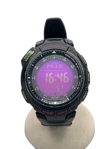 【中古】CASIO◆ソーラー腕時計/デジタル/BLK/PRG-110CJ【服飾雑貨他】 【中古】CASIO◆ソーラー腕時計/デジタル/BLK/PRG-110CJ【服飾雑貨他】