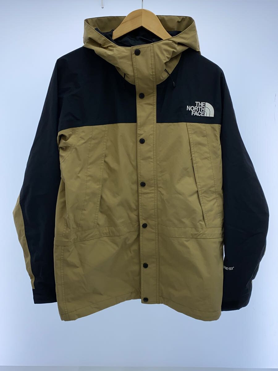 【中古】THE NORTH FACE◆MOUNTAIN LIGHT JACKET_マウンテンライトジャケット/L/ナイロン/KHK/無地【メンズウェア】