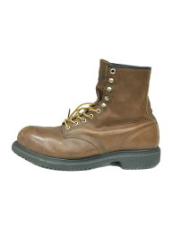 【中古】RED WING◆エンジニアブーツ/UK9/BRW/レザー/2233//【シューズ】