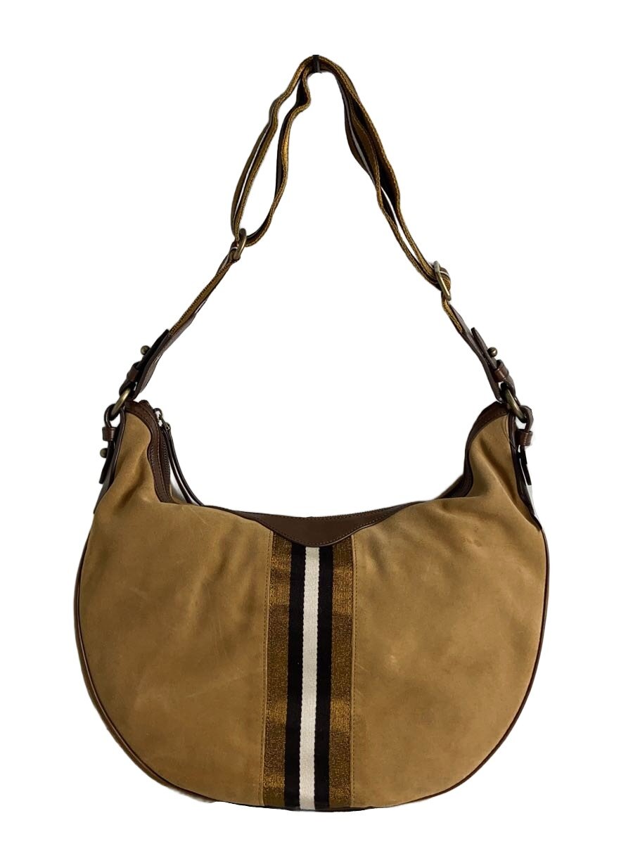 【中古】BALLY◆ショルダーバッグ/キャメル【バッグ】